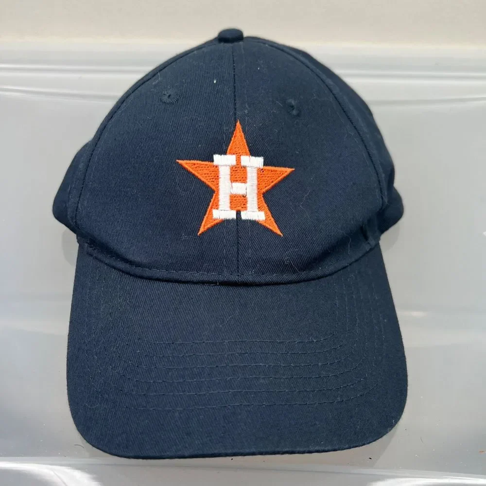 Houston Astros Hat Boys Blue Strap Baseball Cap MLB Sports Team Texas Youth